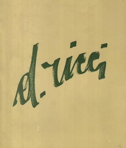Dante Ricci - copertina