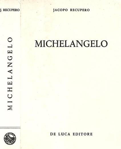 Michelangelo - Jacopo Recupero - copertina