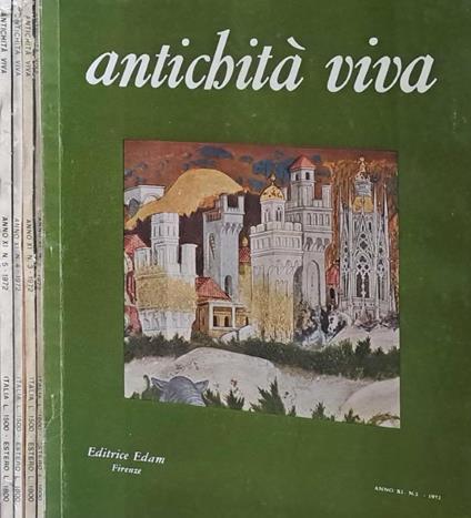 Antichità viva. Anno XI, N. 2, 3, 4, 5. 1972 - copertina