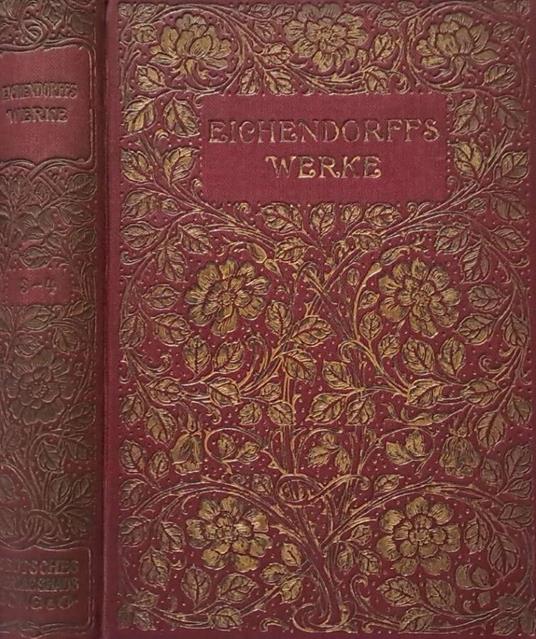 Eichendorffs Werke. Vol. 3-4. Unico volume - copertina