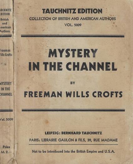 Mistery in the channel - copertina