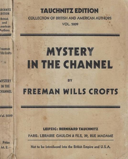 Mistery in the channel - copertina