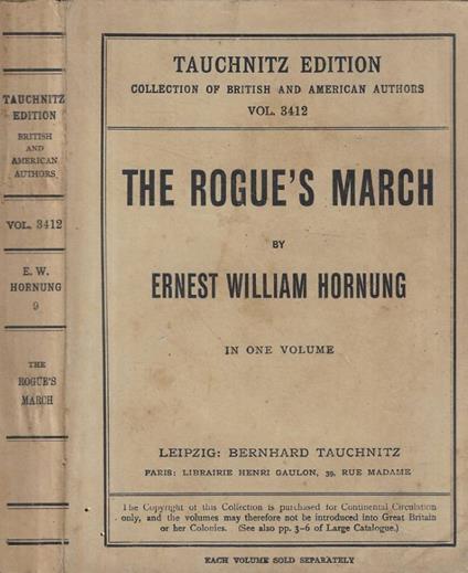 The rogue's march - copertina