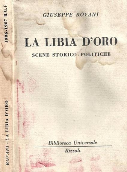 La Libia d'oro - Giuseppe Rovani - copertina