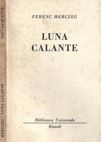 Luna calante - copertina