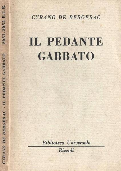 Il pedante gabbato - copertina