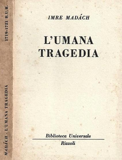 L'umana tragedia - copertina