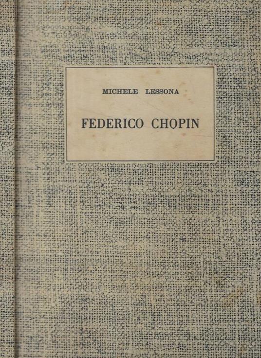 Federico Chopin - Michele Lessona - copertina