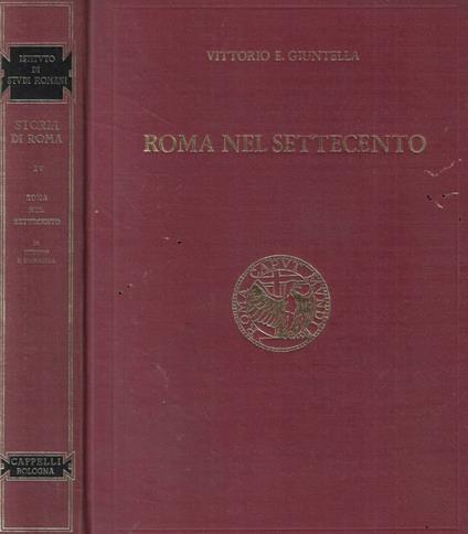 Roma nel settecento - copertina