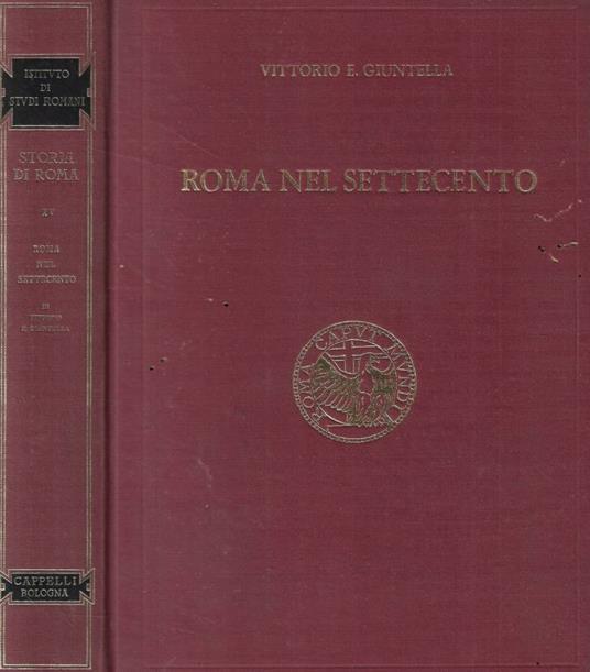 Roma nel settecento - copertina