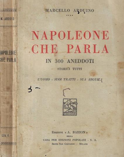 Napoleone che parla - copertina