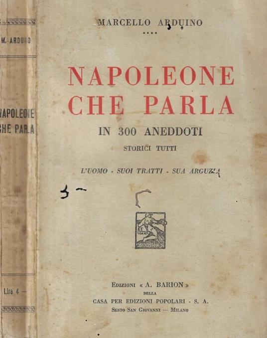 Napoleone che parla - copertina