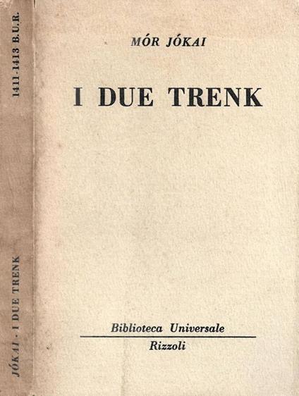 I due Trenk - copertina