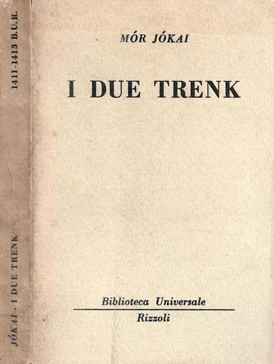 I due Trenk - copertina