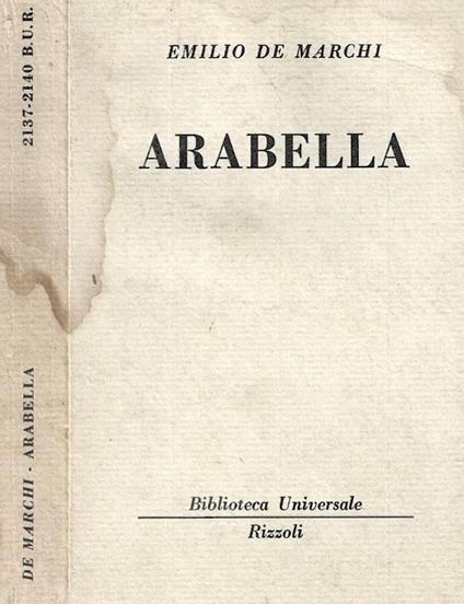 Arabella - Emilio De Marchi - copertina