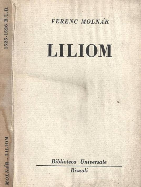 Liliom - Ferenc Molnár - copertina