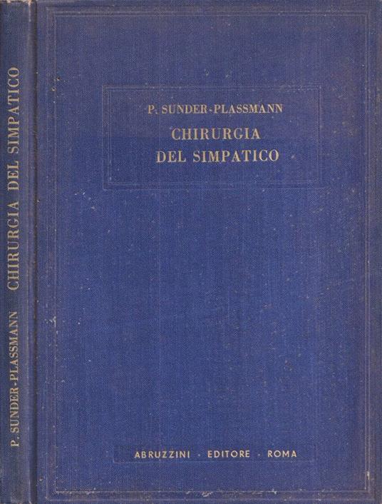 Chirurgia del simpatico - copertina