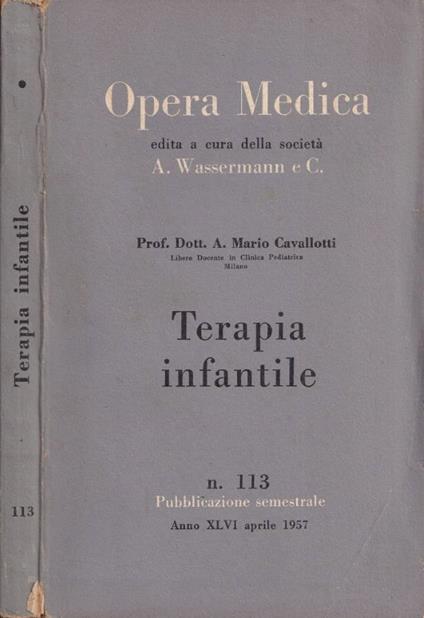 Terapia infantile - copertina