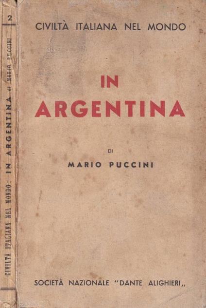 In Argentina - Mario Puccini - copertina