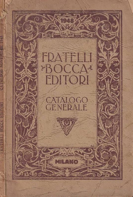 Catalogo generale - copertina