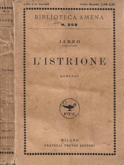 L'istrione - copertina