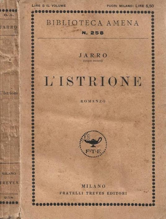 L'istrione - copertina