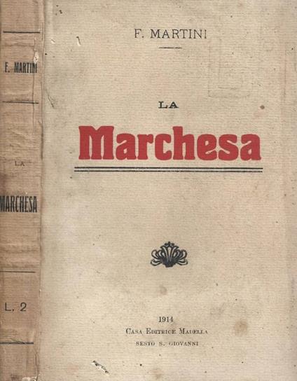 La marchesa - copertina