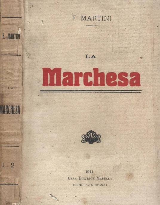 La marchesa - copertina