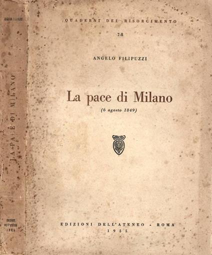 La pace di Milano - Angelo Filipuzzi - copertina