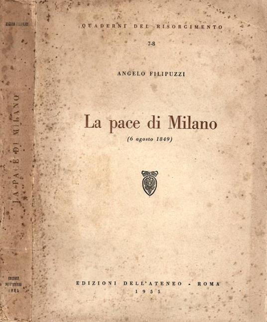 La pace di Milano - Angelo Filipuzzi - copertina