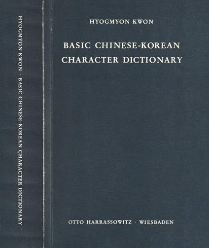 Basic Chinese-Korean. Character Dictionary - copertina