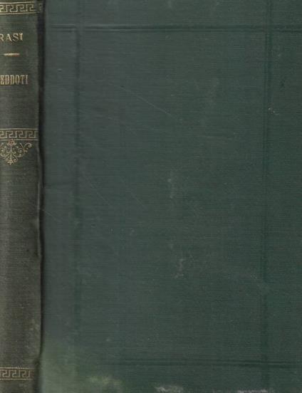 Il libro degli aneddoti - Luigi Rasi - copertina