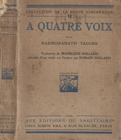 A quatre voix - copertina