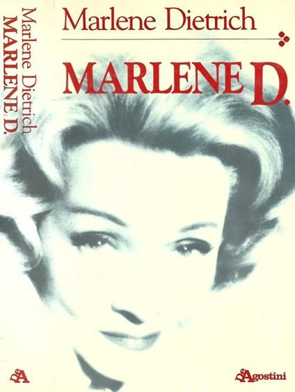 Marlene D - Marlene Dietrich - copertina