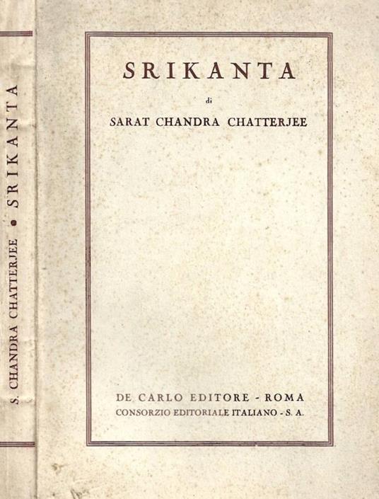 Srikanta - copertina