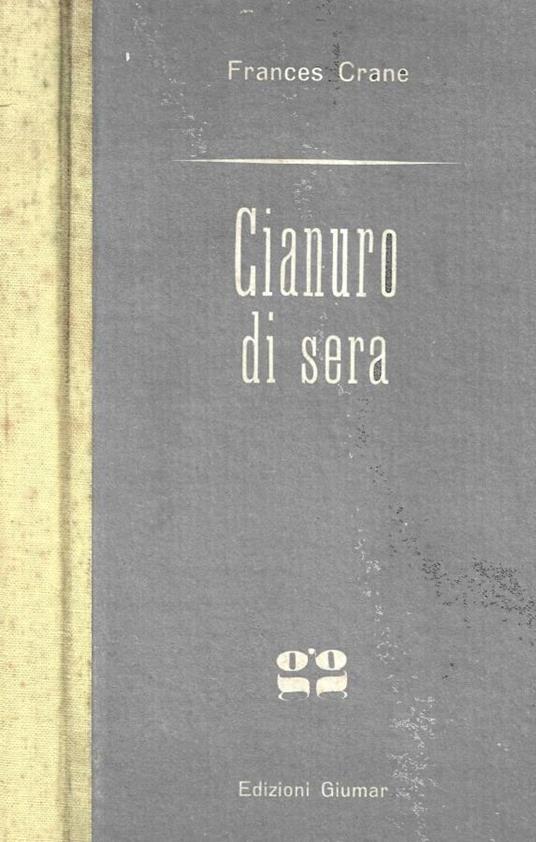 Cianuro di sera - copertina