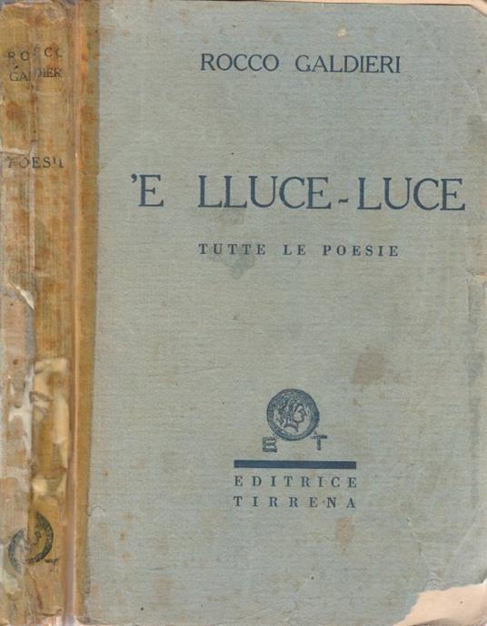 E lluce-luce - Rocco Galdieri - copertina