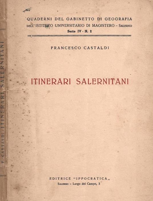 Itinerari salernitani - Francesco Castaldi - copertina