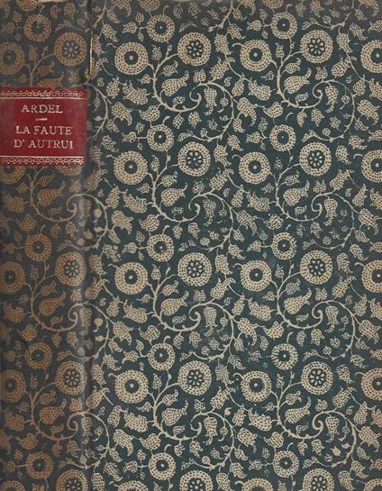 La faute d'autrui - copertina