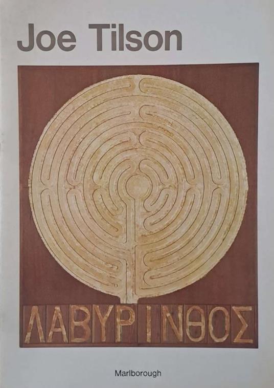 Joe Tilson. Catalogo n. 49 - copertina