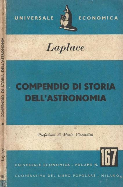 Compendio di storia dell'astronomia - copertina