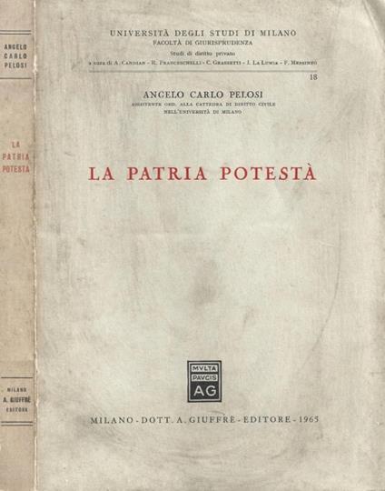La patria potestà - copertina