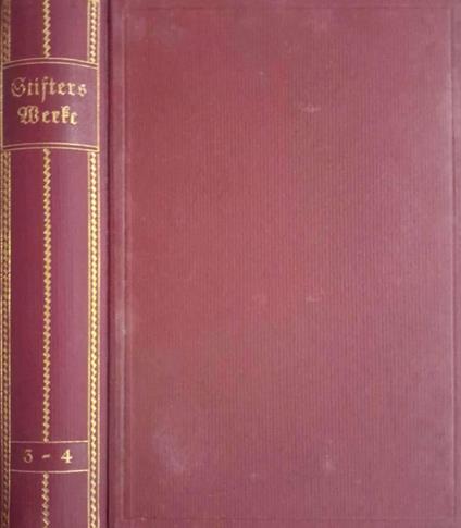 Stifters Werke. 3-4 - Adalbert Stifter - copertina