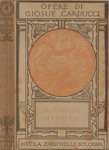 Il Parini minore - Giosuè Carducci - copertina