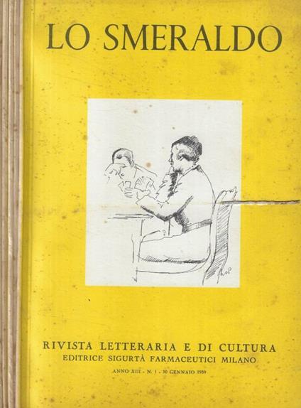 Lo Smeraldo n. 1-2-3-4-5 Anno 1959 - copertina