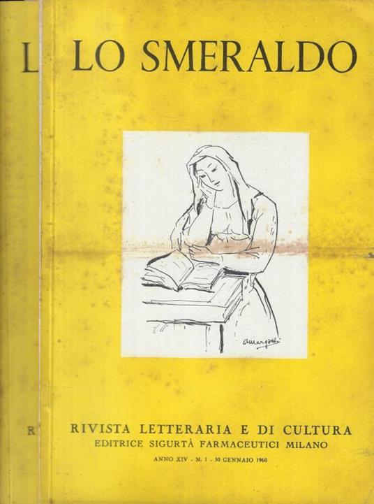Lo Smeraldo n. 1-2 Anno 1960 - copertina