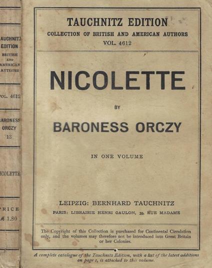 Nicolette - copertina