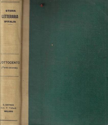 L'ottocento - Guido Mazzoni - copertina