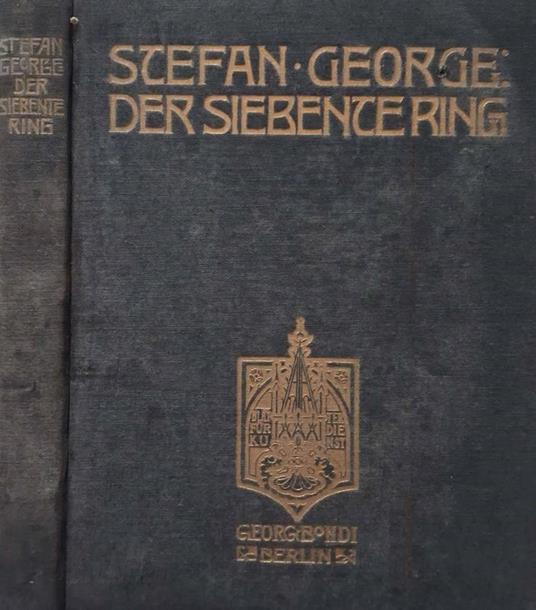 Der Siebente Ring. Dritte Auflage - Stefan George - copertina