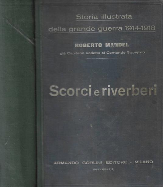 Scorci e riverberi - Roberto Mandel - copertina